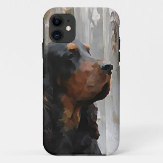 Gordon Setter Painting iPhone 5 Case