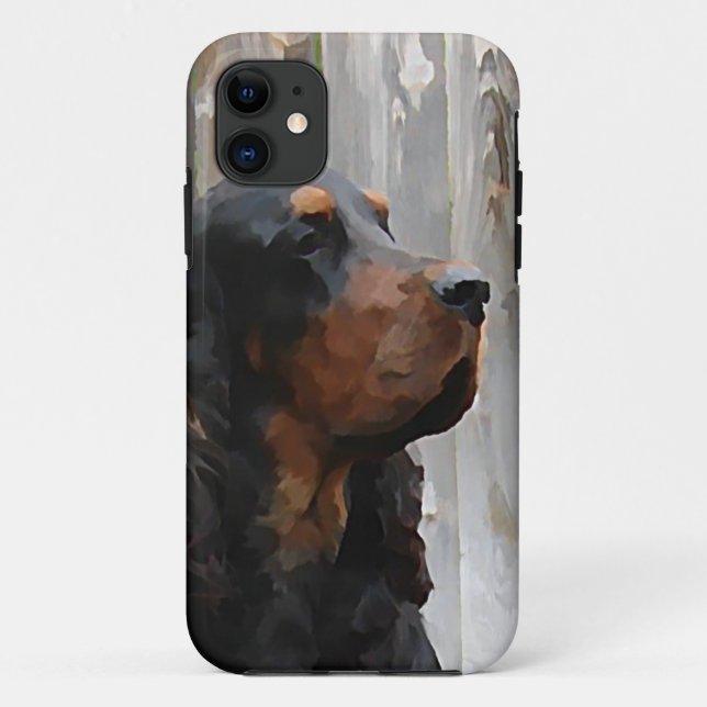 Gordon Setter Painting iPhone 5 Case (Back)