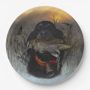 Gordon Setter  Paper Plates