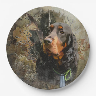 Gordon Setter  Paper Plates