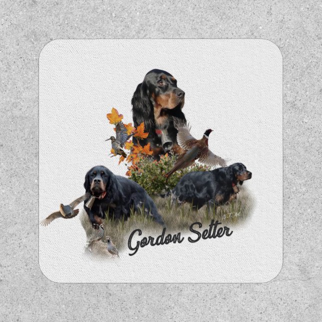 Gordon Setter  Patch (Front)