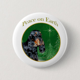 Gordon Setter Peace Button
