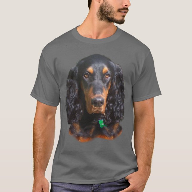 Gordon Setter Portrait T-Shirt (Front)