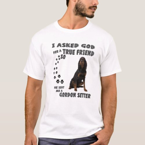 Gordon Setter Quote Mom English Setter Dad Irish T_Shirt