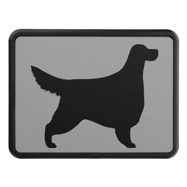 Gordon Setter Silhouette Hitch Cover (Front)