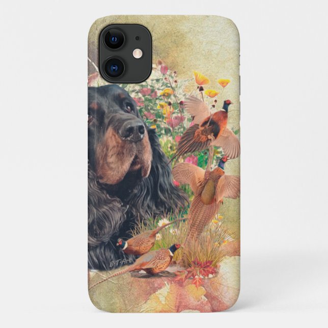 Gordon Setter Tapestry Poster Acrylic Print Tripty Case-Mate iPhone Case (Back)