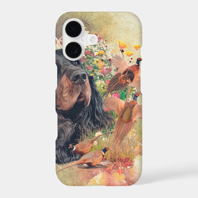 Gordon Setter Tapestry Poster Acrylic Print Tripty Iphone Case (Back)