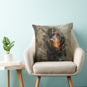 Gordon Setter Throw Pillow