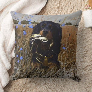 Gordon Setter Throw Pillow