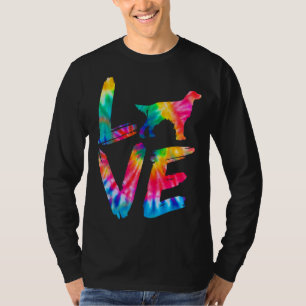 Gordon Setter Tie Dye Love Dog Mom Dad T-Shirt