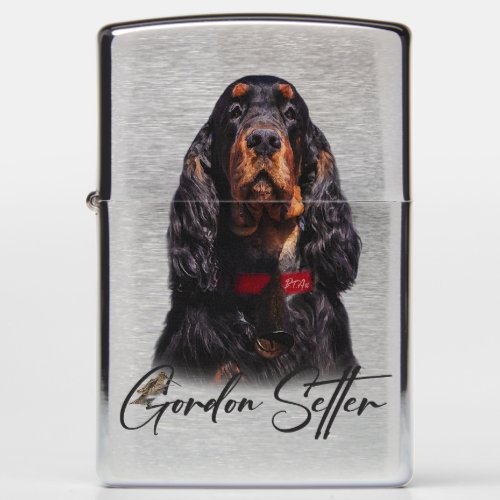 Gordon Setter    Zippo Lighter