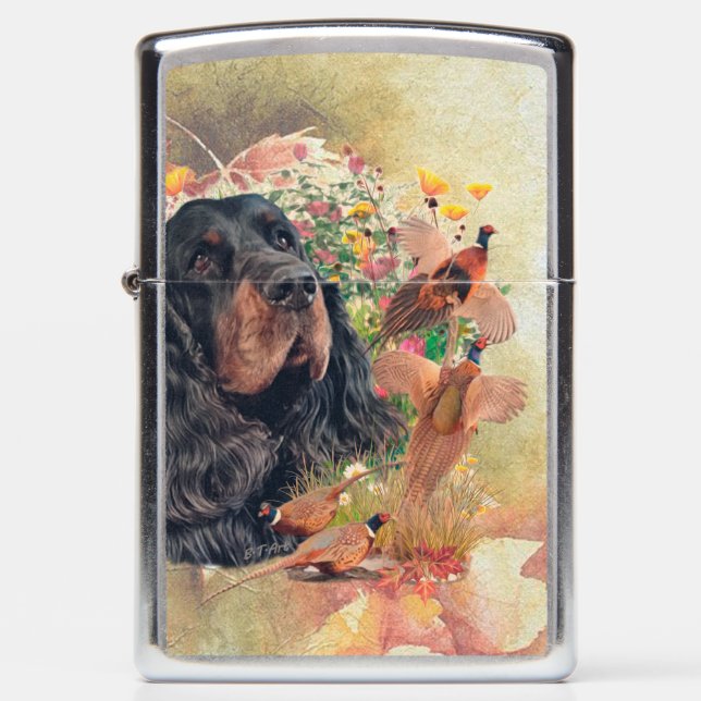 Gordon Setter Zippo Lighter (Front)
