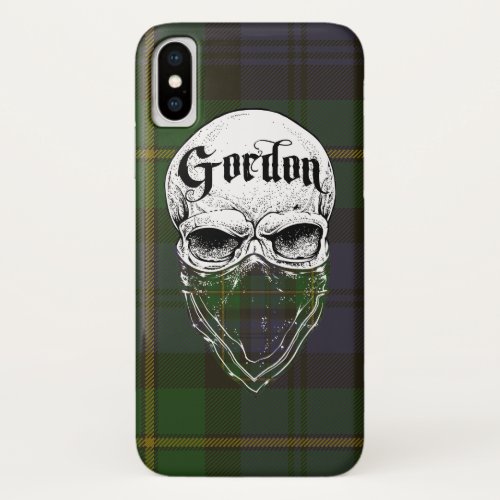Gordon Tartan Bandit iPhone X Case