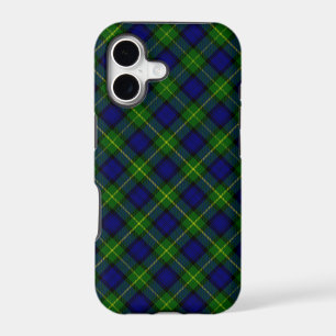 Gordon tartan blue green plaid iPhone 17 case