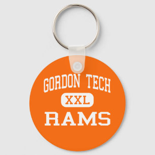 Gordon Tech - Rams - High - Chicago Illinois Keychain