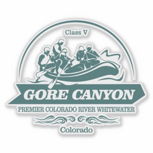 Gore Canyon rafting 2 Sticker