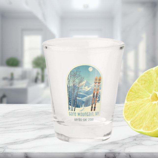 Gore Mountain New York NY après ski shot glass (Creator Uploaded)