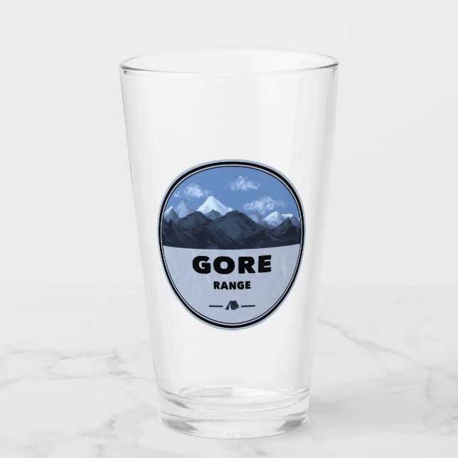 Gore Mountain Range Colorado Camping Glass (Front)