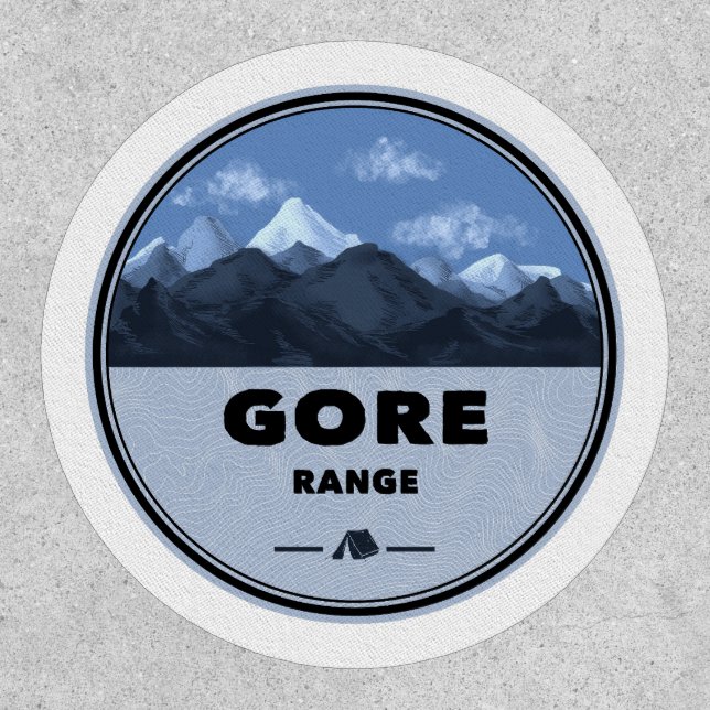Gore Mountain Range Colorado Camping Patch (Front)