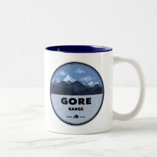 Gore Mountain Range Colorado Camping Two-Tone Coffee Mug