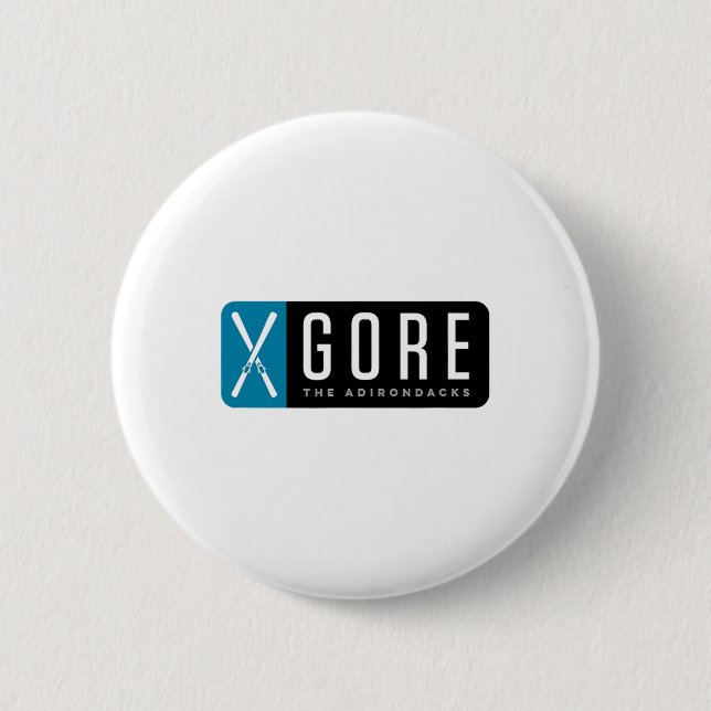 Gore Mountain Ski  Button (Front)