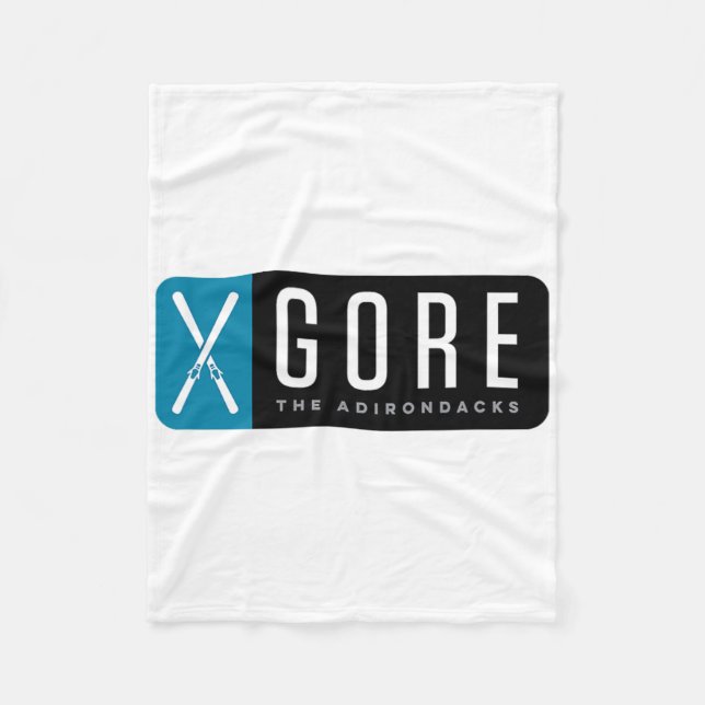 Gore Mountain Ski  Fleece Blanket (Front)