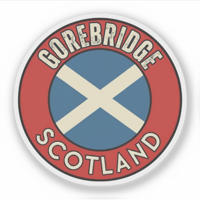 Gorebridge, Scotland Sticker (Front)