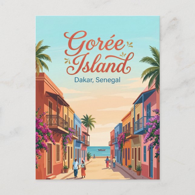 Gorée Island Senegal Postcard (Front)