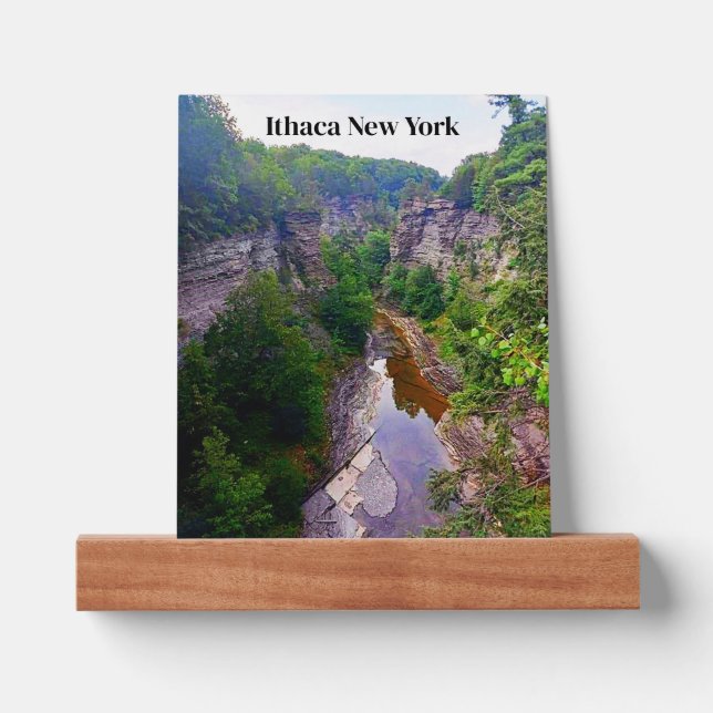 GORGE IN ITHACA NEW YORK ``` PICTURE LEDGE (Front)