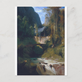 Gorge near Amalfi - 1831 by Carl Blechen Postcard