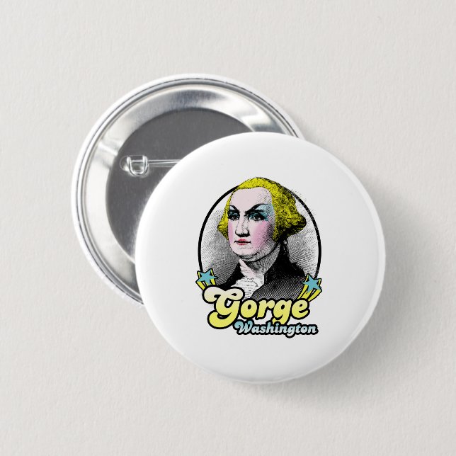 Gorge Washington Button (Front & Back)