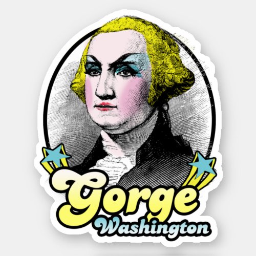 Gorge Washington Sticker