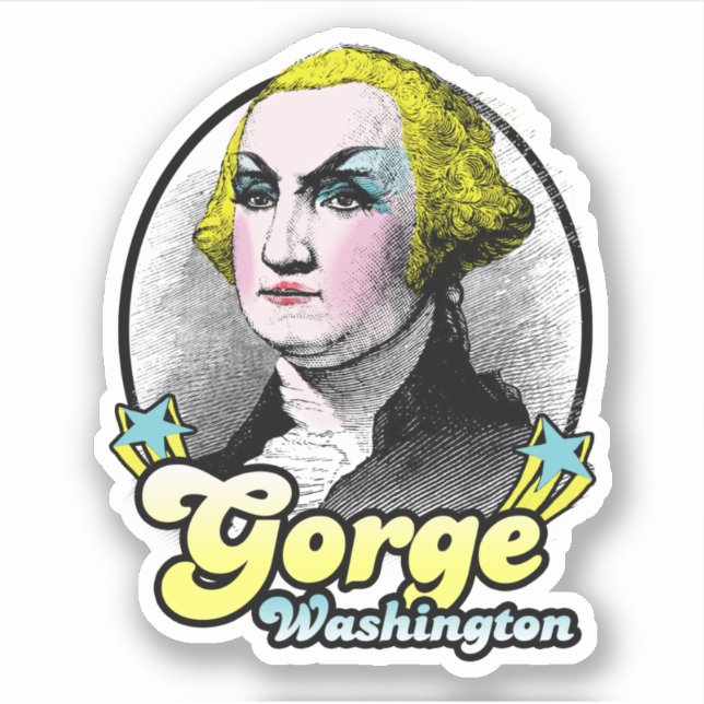 Gorge Washington Sticker (Front)