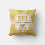 Gorgeous, 100th Birthday Pillow, 100th Birthday Throw Pillow