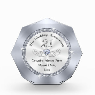 Gorgeous 21 Year Anniversary Gift for Wife