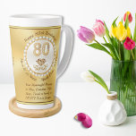 Gorgeous, 80th Birthday Mugs, for Lattes, Coffee Latte Mug