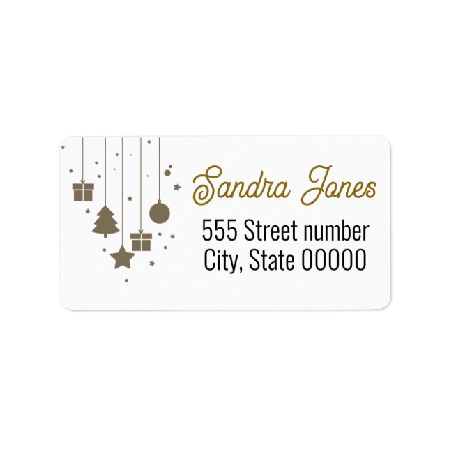 Gorgeous address labels  (Front)