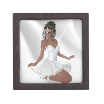 Gorgeous African American Ballerina Jewelry Box by esoticastore at Zazzle