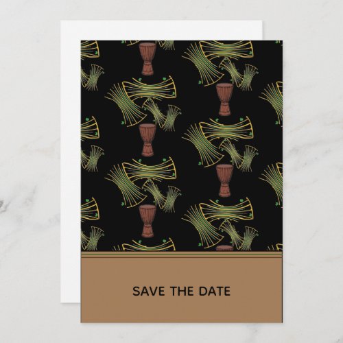 Gorgeous African Print Ankara Fabric  Invitation