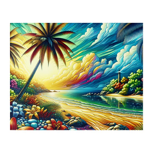 Gorgeous Ai Art | Coastal Beauty (Front)