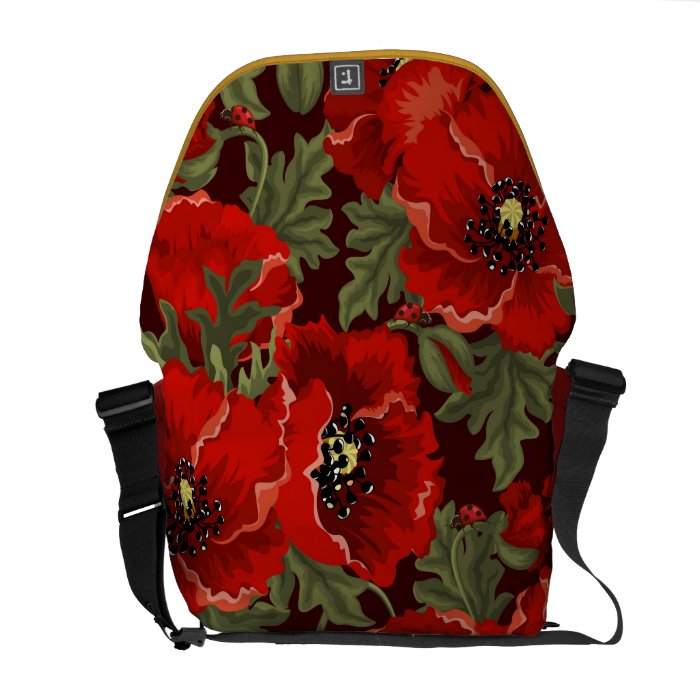Gorgeous And Beautiful Flower Design Messenger Bag