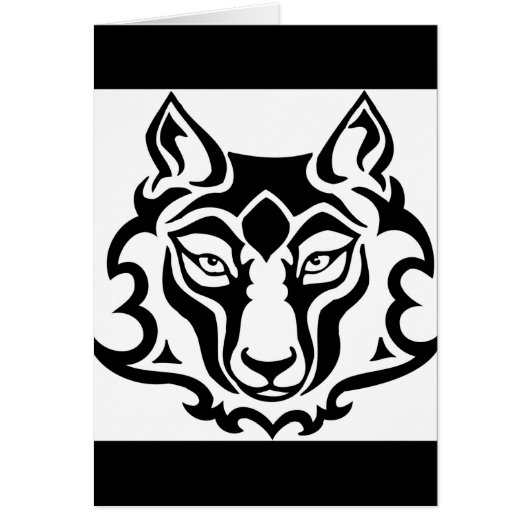 Gorgeous and Wild Wolf Cards (Front)