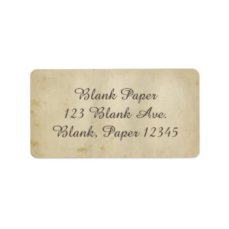 Gorgeous Antique Stained Paper 1800's Inspired Label