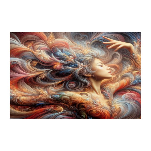 GORGEOUS Art Dancing Woman  (Front)