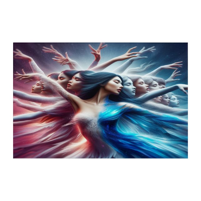 GORGEOUS Art Dancing Woman  (Front)