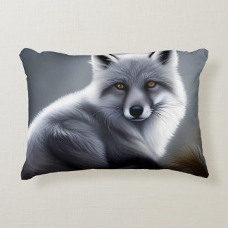 Gorgeous Artic Fox Accent Pillow