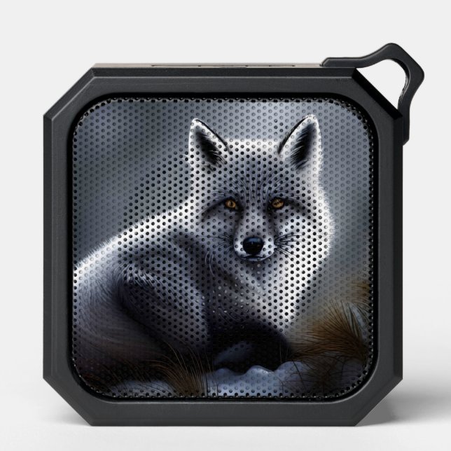 Gorgeous Artic Fox  Bluetooth Speaker (Front)