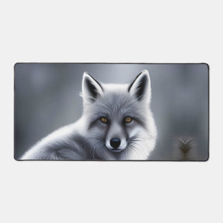 Gorgeous Artic Fox Desk Mat