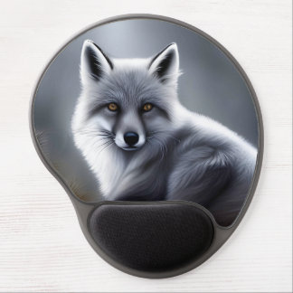 Gorgeous Artic Fox Gel Mouse Pad