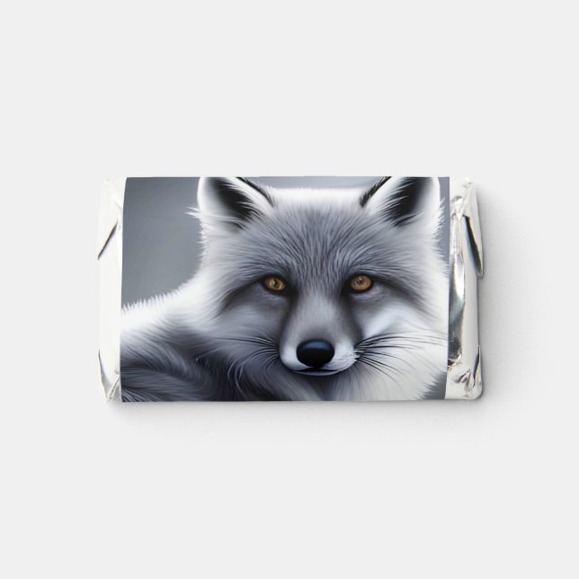 Gorgeous Artic Fox  Hershey's Miniatures (Front)